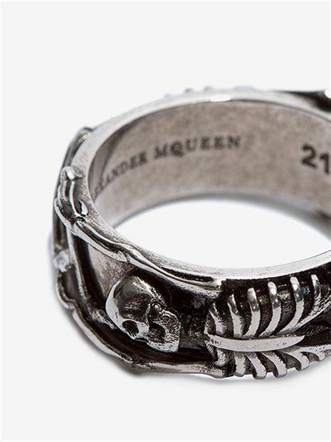 alexander mcqueen ring men's